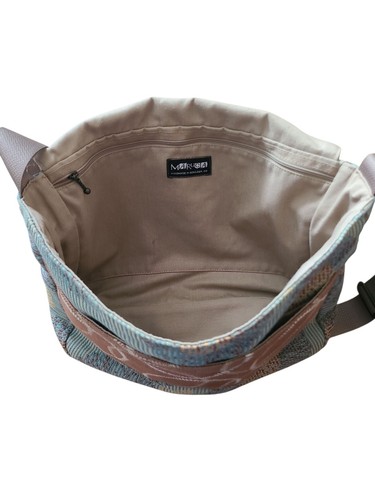 Maruca Bolso Mensajero Cartera 15x3x11" Hecho a Mano en Roca, CO NUEVO SIN ETIQUETAS - Imagen 11 de 15