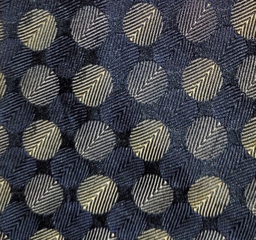 1940er VINTAGE ~ HERREN KRAWATTE ~ BLAU GRAU SILBER ~ GEPUNKTET ~ 51" - Bild 1 von 4