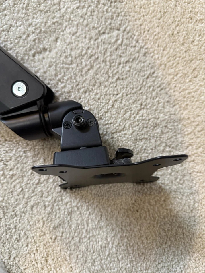 Рычаг крепления газовой пружины для одного монитора - зажим для стола (черный) - Изображение 3 из 4