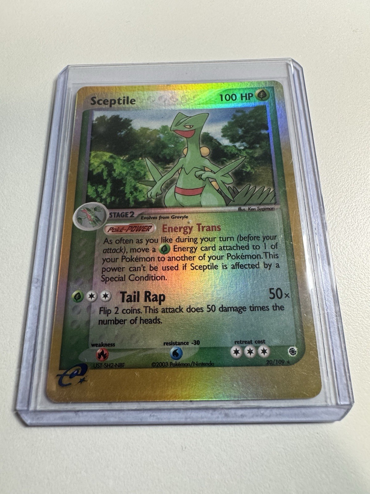 Sceptile 20/109 Ruby and Sapphire Pokemon Trading Card Game Reverse Holo NM