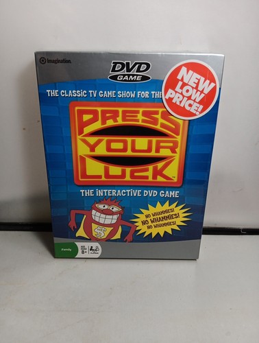 Press Your Luck Interactive DVD Game By Imagination Whammy No Whammies Sealed