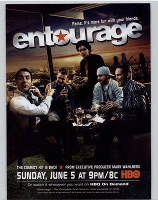 2005 Vtg Print Ad HBO's Entourage Season Premiere Adrian Grenier Kevin Dillon