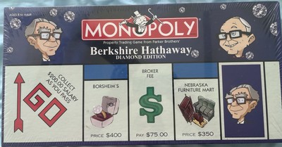 2005 Berkshire Hathaway Monopoly Game Diamond Edition NEW SEALED! Warren Buffet