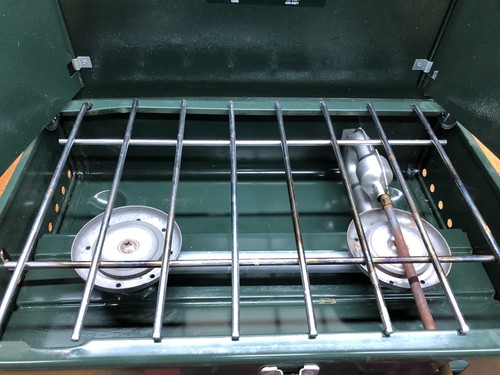 Vintage Coleman 1989 Model 425F Compact Campstove Dual Burner - Bild 2 von 7