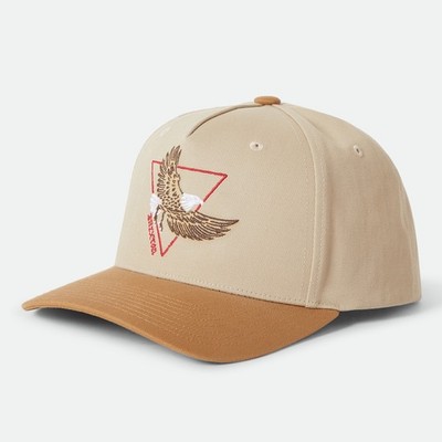 BRIXTON OPAL MP SNAPBACK CAP SAND KHAKI