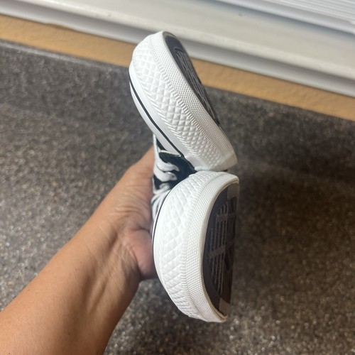 Converse All Star Slip On Black Classic Canvas Shoe Womens Size 8.5 Stretch Back - Picture 6 of 10