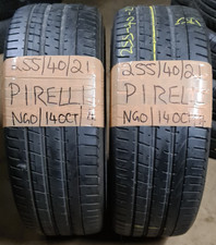 2 X 255 40 21 2554021 PIRELLI OLD DATED PART WORN SUMMER TYRES