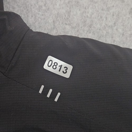 Lululemon Cold Terrain Felpa con Cappuccio Giacca Uomo XL Nero Full Zip Pile Running - Foto 11 di 11