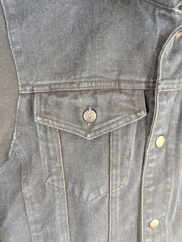 TDWP Devil Wears Prada Band Jacket Mens Small Denim Hooded Black Big Back Logo - Picture 11 of 22