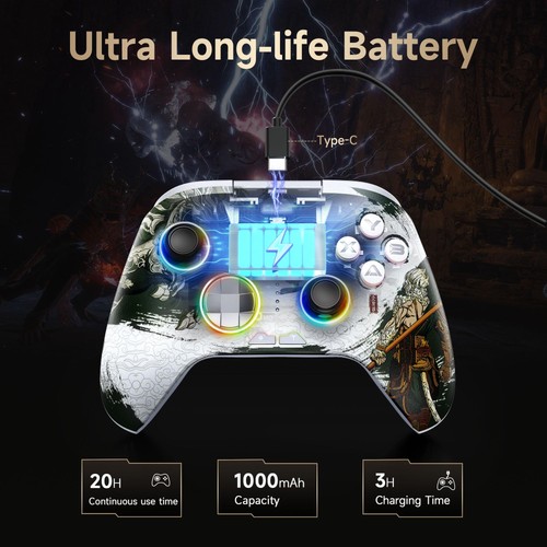X15 PC Controller - Enhanced Wireless Bluetooth Controller with Hall Joystick... - Picture 6 of 9