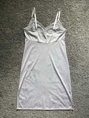 Vintage JCPenney Dress Slip Size 36 Lingerie Light Purple Nylon Lace USA - Picture 5 of 10