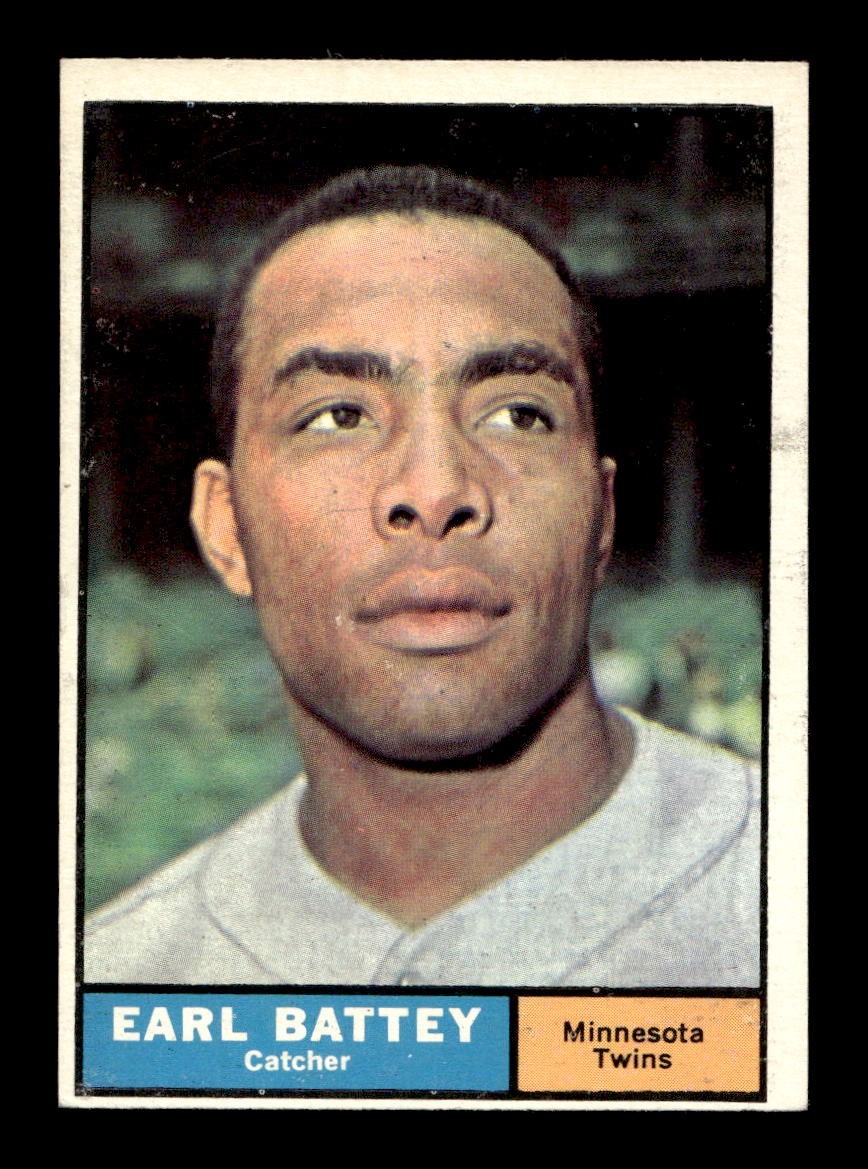 1961 Topps #315 Earl Battey Twins EX+ *7j