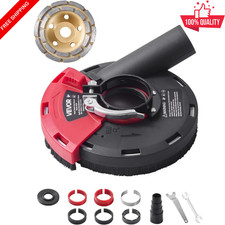 VEVOR Grinding Dust Shroud for Angle with grinding wheel, Red and Black 