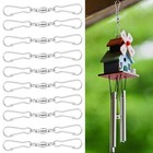 Practical Swivel Hooks for Wind Chimes 10 Pcs Metal Clips with Locking Feature