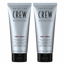 American Crew Men's Fiber Cream 3.3oz TUBE-medium hold 2 Pack