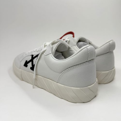 Off-White Vulcanized Herren Sneaker Größe 42 EU / 9 US Weiß Schwarz - Bild 6 von 10