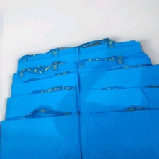 Pack of 10 New IKEA Frakta, BLUE BAG, LARGE, Strong Shopping Grocery Laundry Bag