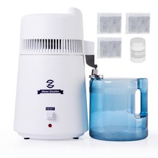 6L Water Distiller, Larger 1.6 Gal Countertop Home Distillers, Distilling Pur...