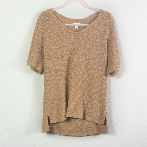 Neu mit Etikett J. Jill V-Ausschnitt Oberteil Tunika Pullover in Gingersnap Größe Large - Bild 2 von 10