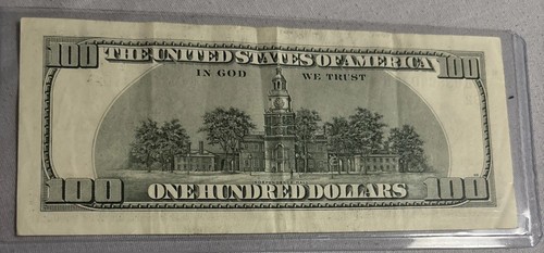 2006 A $100 Dollar Bill Note KB 03604036 H - Picture 3 of 3