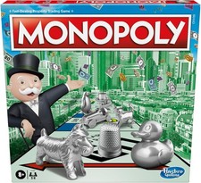 Monopoly Classic Board Game UK Edition Hasbro 2-6 Players Ages 8+ New Sealed