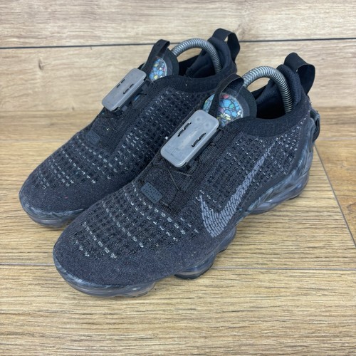 Nike VaporMax Schuh Unisex Gr. UK 5 Grau Gym Sneaker Laceless Lock Grey Flyknit - Bild 8 von 10