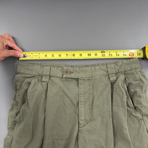 A.P.C. Pantalón de algodón verde caqui Renato plisado talla 52 talla EE. UU. (33x28) para hombre - Imagen 3 de 8