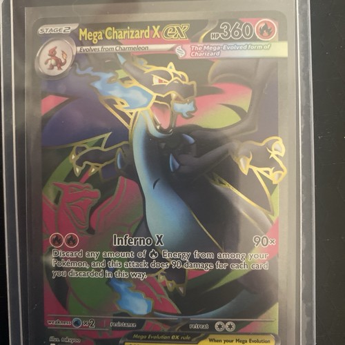 Mega Charizard X EX 109/094 English - Pokemon TCG Phantasmal Flames - Picture 11 of 14