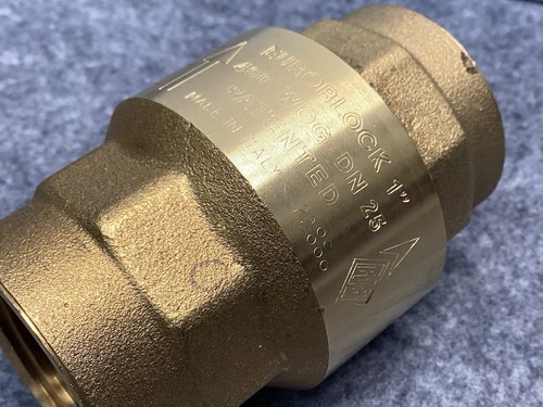 BONOMI 100003-1" Back-Check VALVE 2.8594 in Overall L 45RF47 Viton - Picture 3 of 5