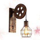  Loft Retro Laternen Vorrichtungen Pulley Wand Lampe Anhänger Suspension Leuchte