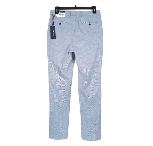 Tommy Hilfiger Herren Modern Fit Stretch Gemustert Performance Hose Navy B4HP - Bild 22 von 24