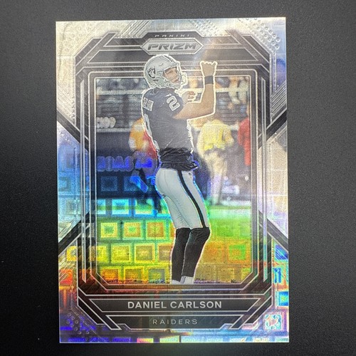 2022 Panini Prizm Pandora Premium Silver Holo /400 #175 Daniel Carlson Raiders - Picture 1 of 2