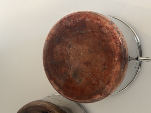 Vintage Revere Ware 1801 Copper Bottom Skillet Frying Pans Lot Of 4 Read - Picture 6 of 17