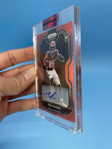 Panini Chronicles 2020 ~ TEE HIGGINS ~ Prizm negro radiocontrol rojo Prizm automático #'d/99 🔥 - Imagen 9 de 17