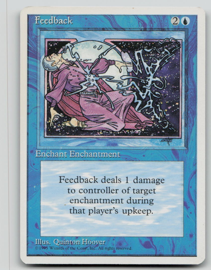 Feedback [Fourth Edition - 71] Near Mint Uncommon Magic