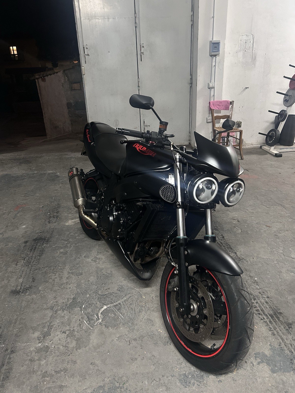 Triumph Speed Four Baby Speed 600 foto 4