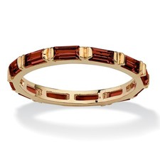 Birthstone Eternity Band Gold-Plated