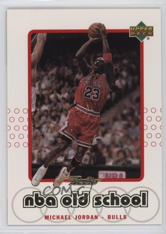 1999-00 Upper Deck Retro Old School/New School Michael Jordan #S1 HOF