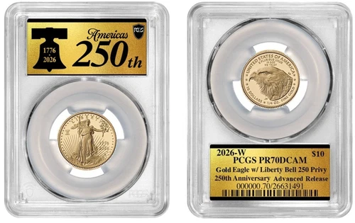 Presale 2026 W Gold American Eagle One Quarter Ounce Gold Proof Coin W/OGP #948