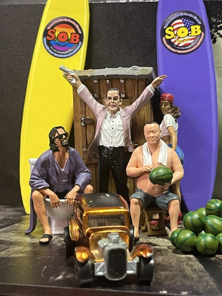 Hot Wheels Redlines 1932 Clásico 32 Ford Vicky Naranja Diecast USADO EXCELENTE ESTADO EE. UU. Foto 4 de 4