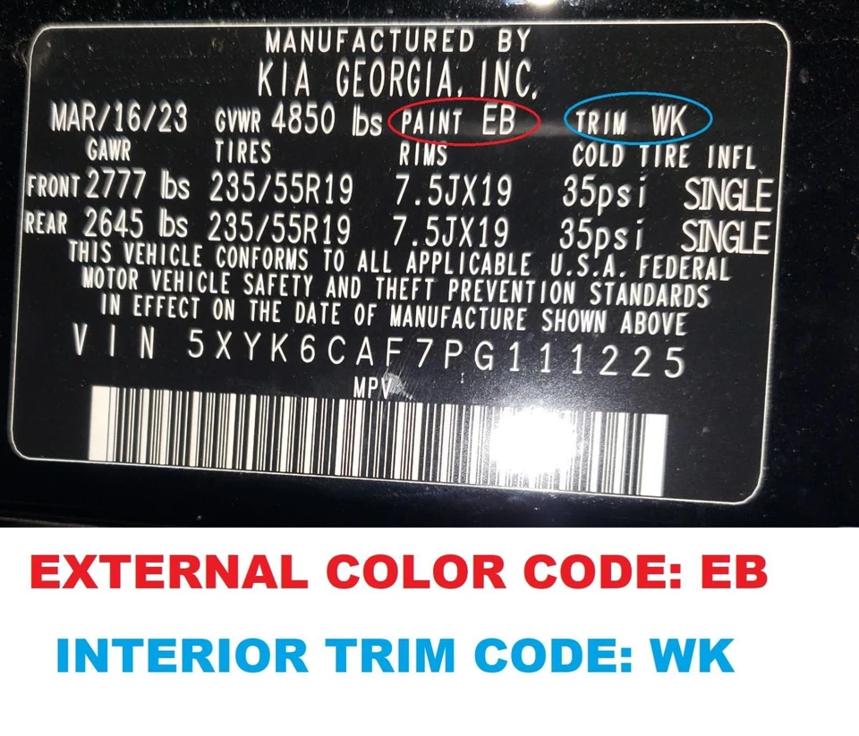 23 24 25 SPORTAGE portaequipajes derecho riel de techo solamente; negro, construido en EE. UU. Foto 2 de 4