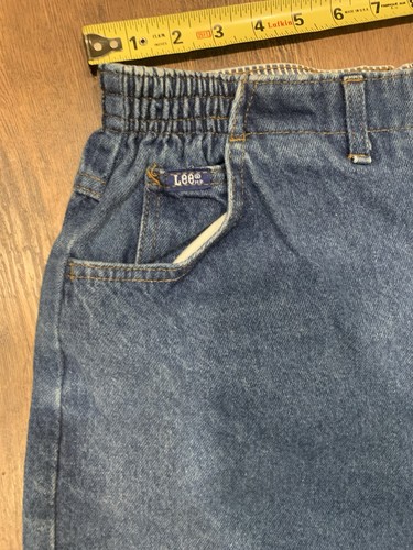Vintage Lee Womens Blue Jeans Size 18 med Plus Loose Mom Denim Cotton USA 34783 - Bild 13 von 14