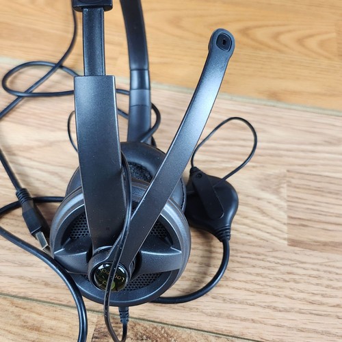 Zestaw słuchawkowy USB Logitech z mikrofonem z redukcją szumów - Zdjęcie 3 z 6