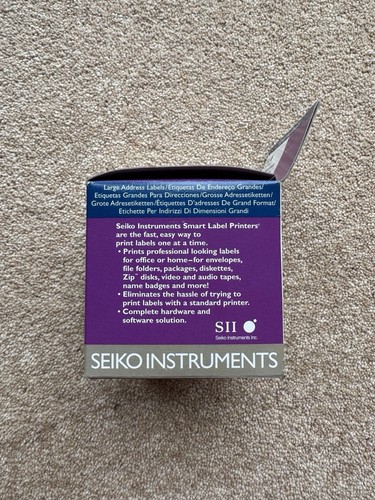 Seiko selbstklebende große Adressetiketten 1-1/2” x 3-1/2” 520 Etiketten SLP-M2RLE - Bild 3 von 6