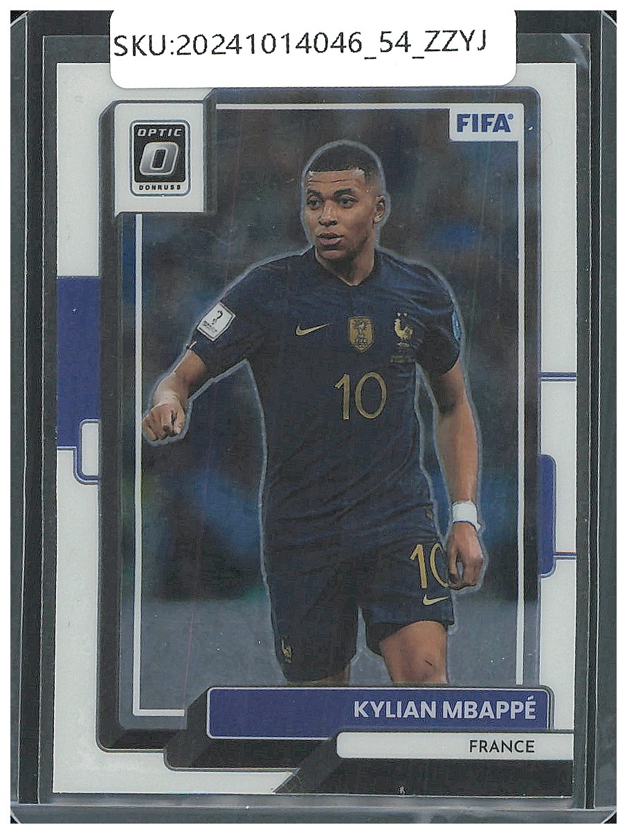 2022 Panini Donruss Kylian Mbappé Base Optic Holo #51