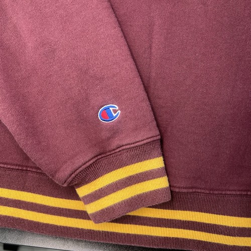 Champion University Of Minnesota Letterman’s Damenjacke weinrot/gold - Bild 6 von 10