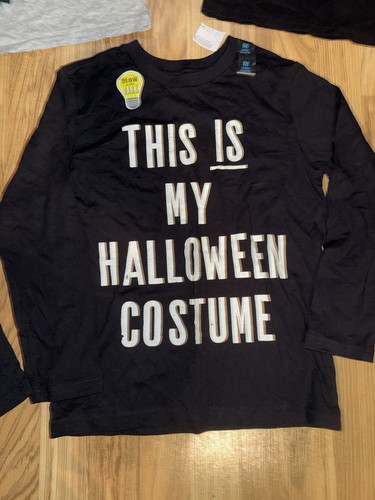 Lotto vestiti Halloween ragazzo taglia 8 pigiami pigiami maglietta grafica - Foto 2 di 11