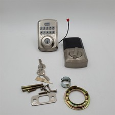 Kwikset Powerbolt 250 10-Button Satin Nickel Electronic Deadbolt Door Lock