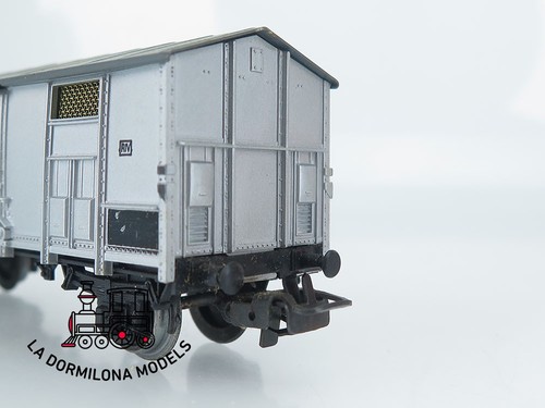 RR1122 H0 ~AC MÄRKLIN 4550 Gedeckter Güterwagen der FS - OVP - Picture 8 of 12