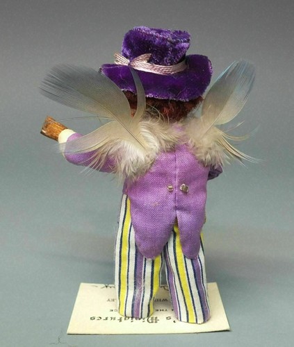 SELTENE ANTIKE MILLY'S MINIATUR KLEINER KERL FEE PUPPE & BOX - Bild 4 von 7